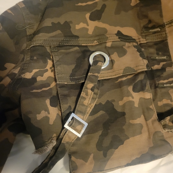 2 piece cargo camouflage denim set - Picture 10 of 14
